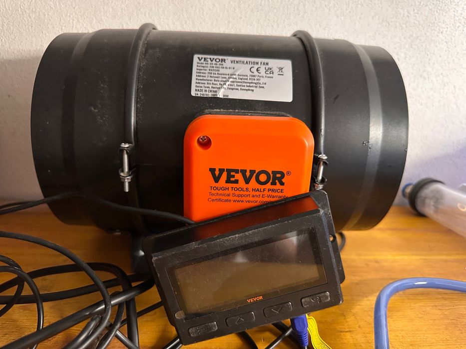 Ventilador 200mm regulação digital