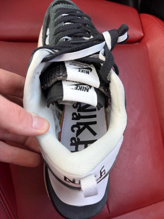 (ОПЛАТА ПІСЛЯ ОГЛЯДУ)Nike x Sacai VaporWaffle Black White Найк х Сакай