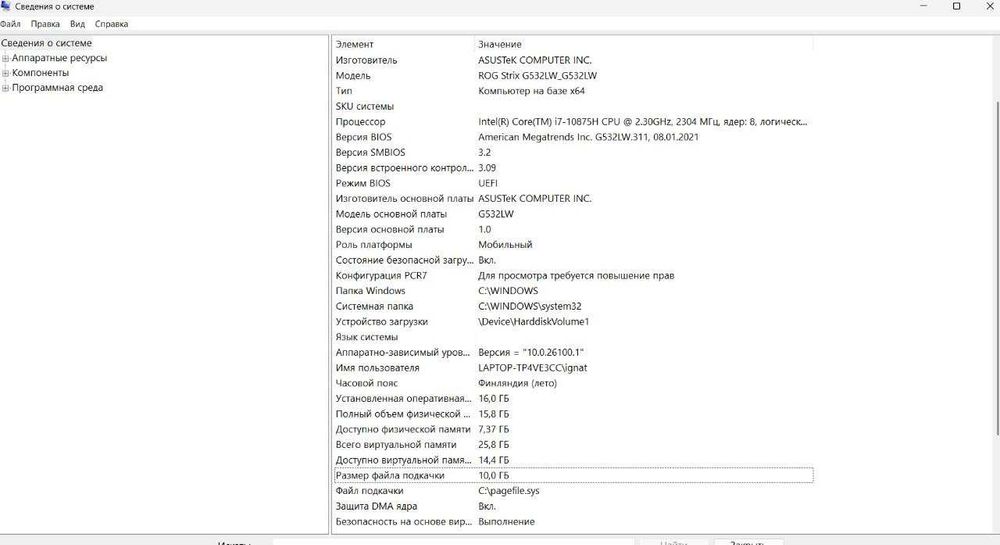 Продам ноутбук ROG STRIX SCAR 15 G532LW