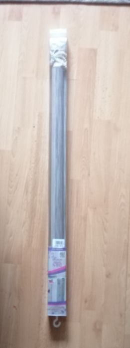 Roleta dzień / noc, szara. 70 na 130 cm.