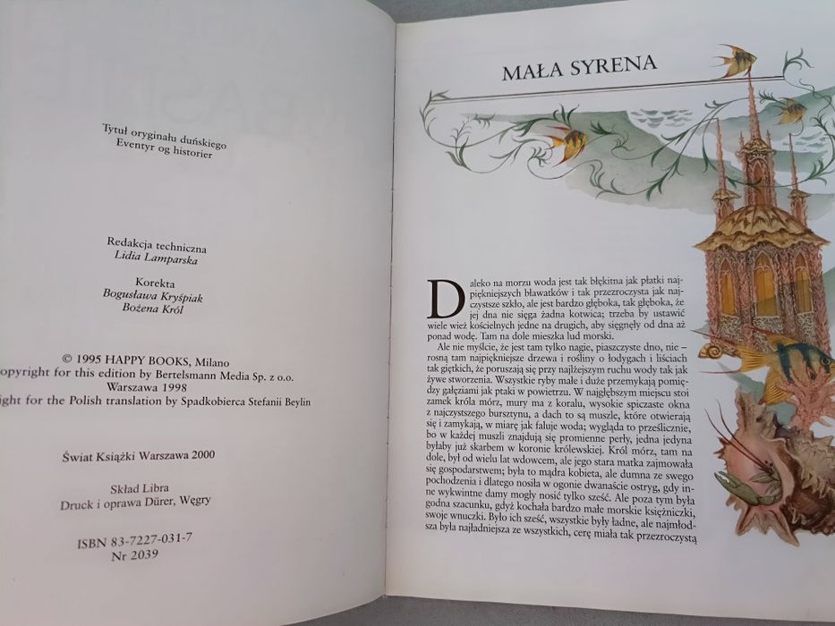 Hans Christian Andersen Baśnie