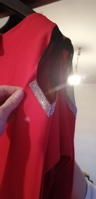 Czerwona sukienka na Nowy Rok