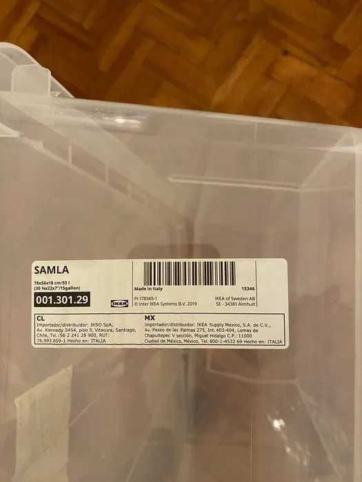 NOVA - Caixa Arrumação IKEA SAMLA - 79x57x18 cm