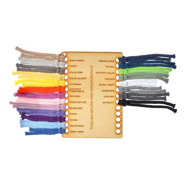 Torebki ze sznurka bawełnianego handmade