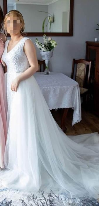 Suknia ślubna , piękna,  uniwersalna wzrost 162+8