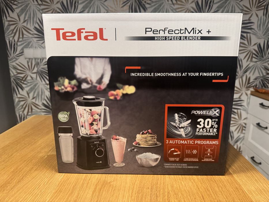 Tefal PerfectMix bardzo mocny blender z bidonem nowy nieotwierany