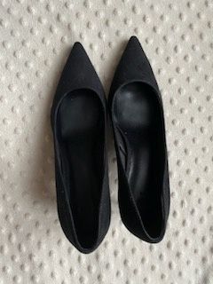 Buty czółenka damskie czarne h&m