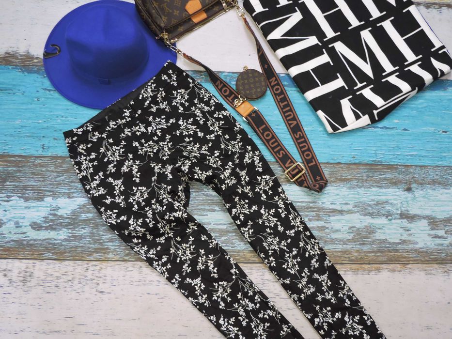 Miss Selfridge Cygaretki black white wzory 34