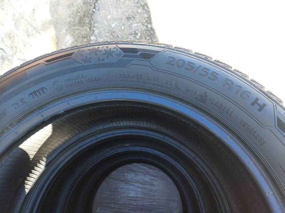 Комплект зимових шин Barum Polaris 5 | 205/55/r16 | 7.5мм. | 2022 рік|