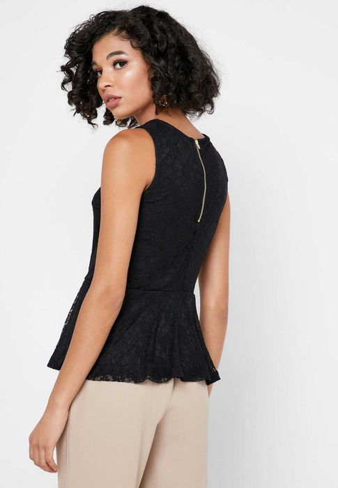 Мереживний топ із баскою Vero Moda, XS