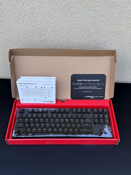 Клавіатура HyperX Alloy Origins Core HX Red Black USB