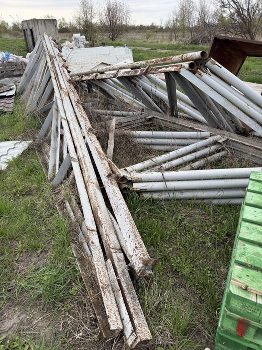Ферми металеві 8 метрів з кутника 75 Ферма для навісу Ферма металева для ангару