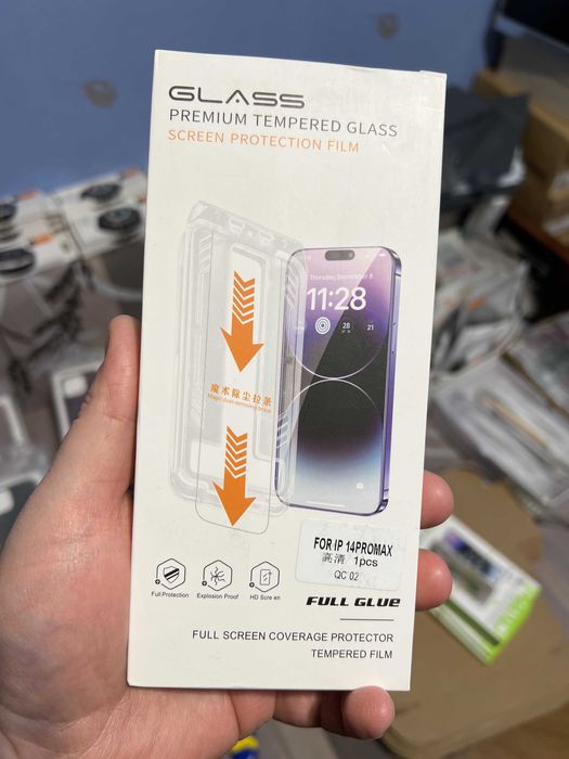 Стекло скло iphone 11 17 pro max олеофобка премиум качество