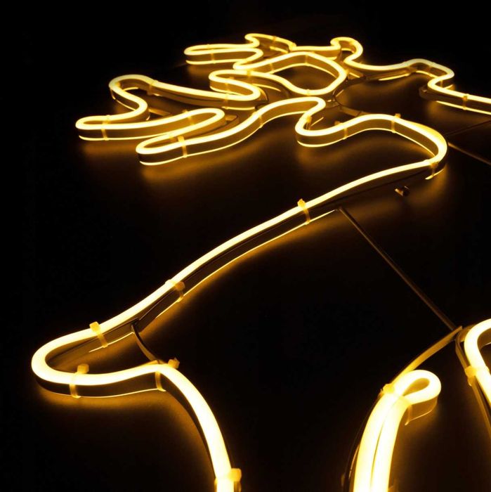 Renifer LED Neon – lampki świąteczne zewnętrzne dekoracja ogrodowa