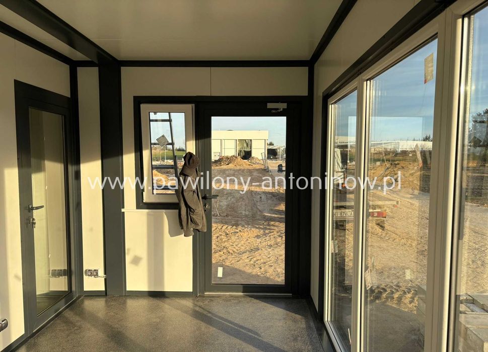 NOWY Pawilon Handlowy Kontener Biurowy Gastronomiczny Kosmetyczny 35m2