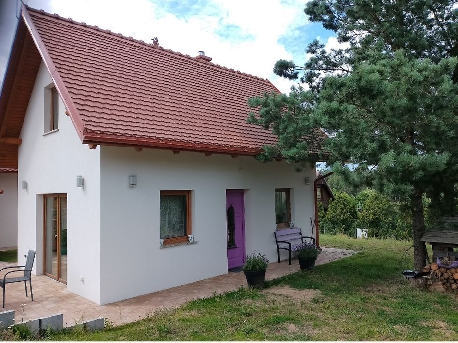 Lawendowy całoroczny 2 DOMKI z Balią komfortowe domki z kominkiem na Kaszubach