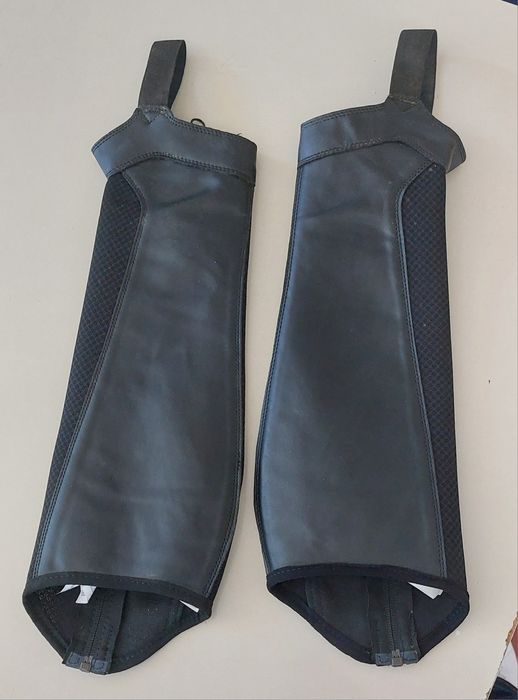 Polainas pretas tamanho S