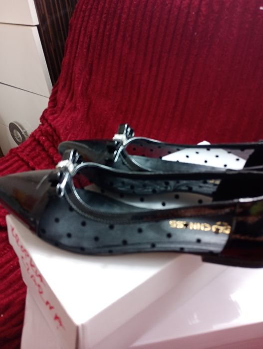 Buty balerinki czarne