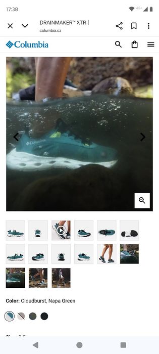 кроссовки Columbia 43
