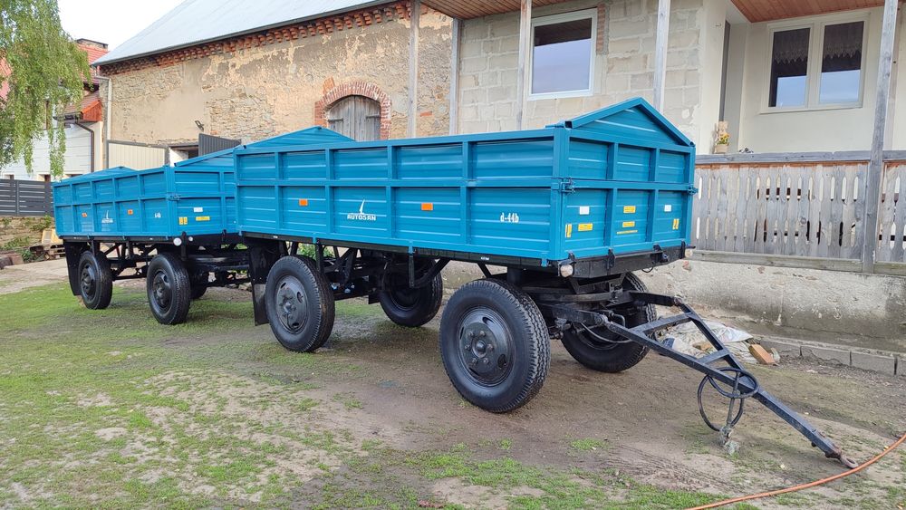 Przyczepa Rolnicza Sanok d44, d44a, d44b, piława gorna, Autosan d35