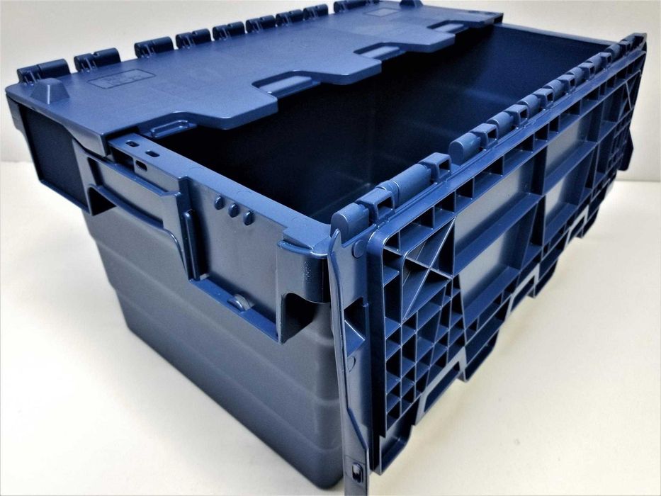 Pojemnik Kurierski Kosz Box Magazynowy Transportowy Zamykany-60x40x41.