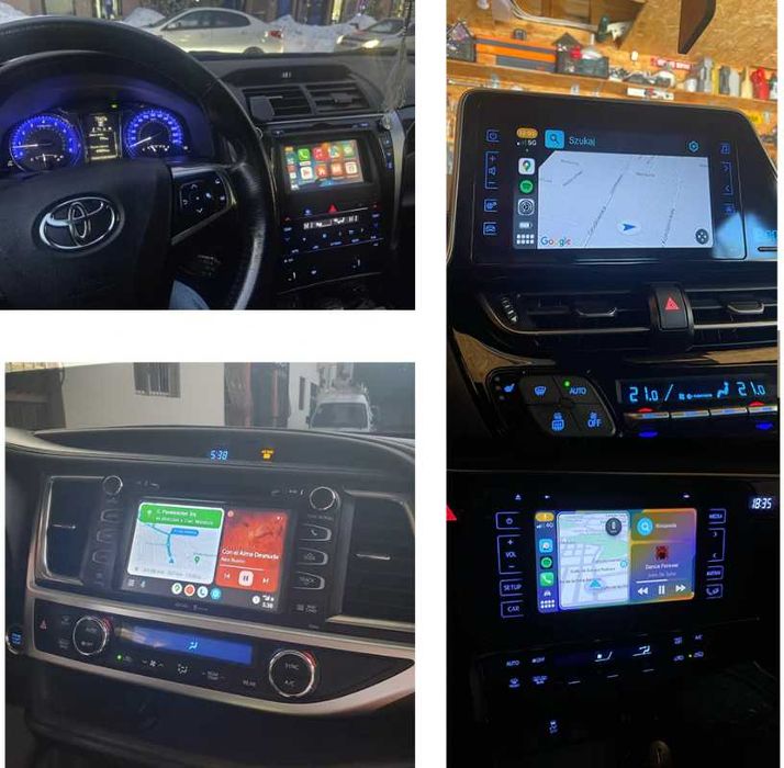 Android AUTO TOYOTA CHR CARPLAY corolla prius yaris camry rav 4 verso