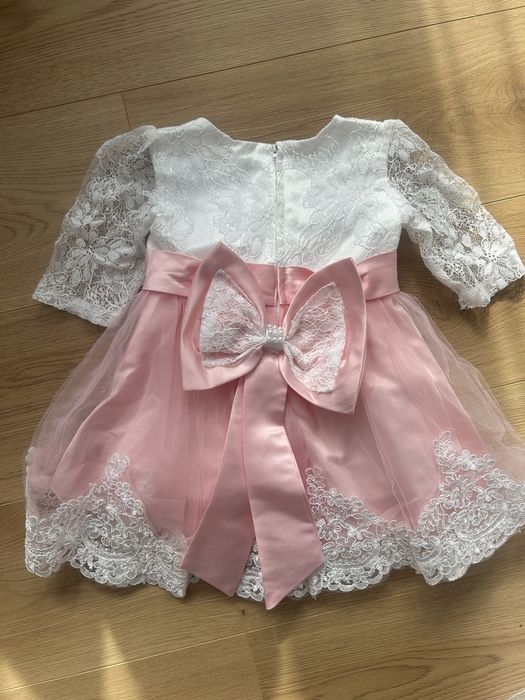 Sukienka i płaszczyk do chrztu