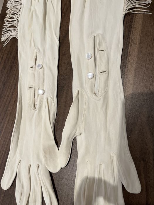 Перчатки бальные довоенные винтаж