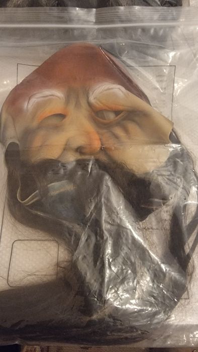 "Carnaval" Máscara Completa com Cabelo