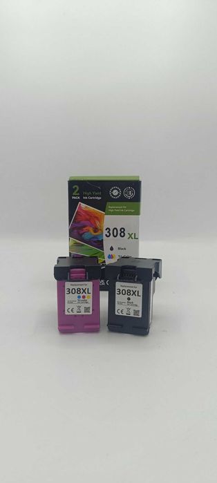 Economink 308 XL Tusze do HP DeskJet Envy 2 szt. Czarny + Kolor