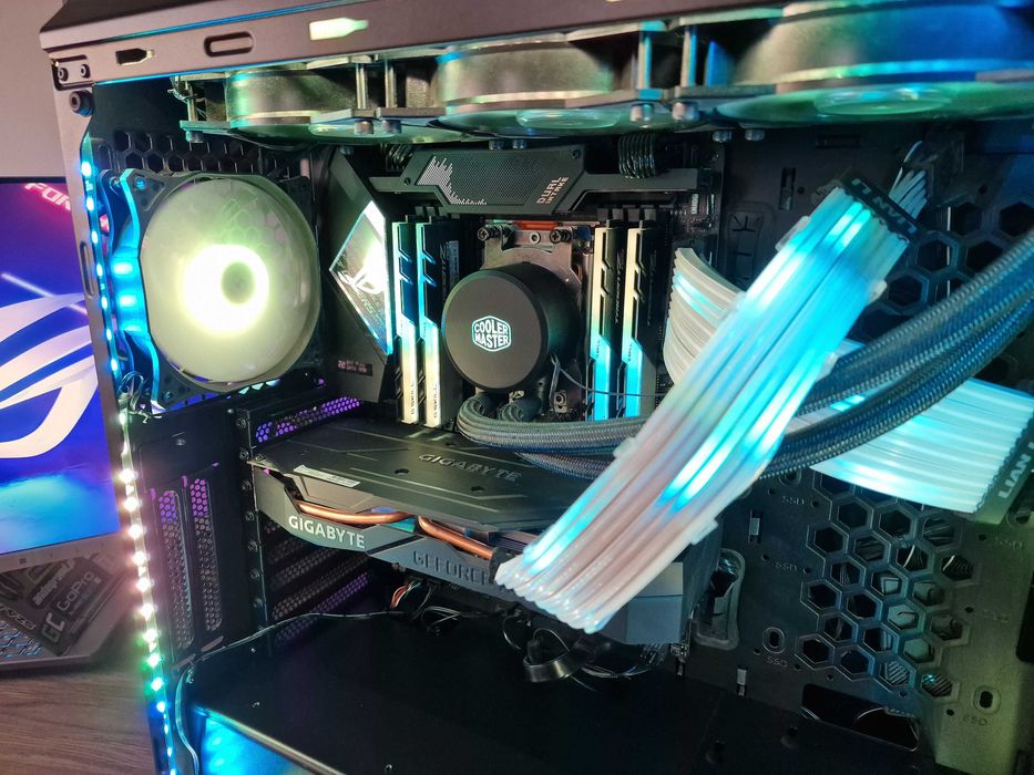 Stacja robocza / Gamingowy PC | Full RGB Build |48 wątków|32GB|2x1TB
