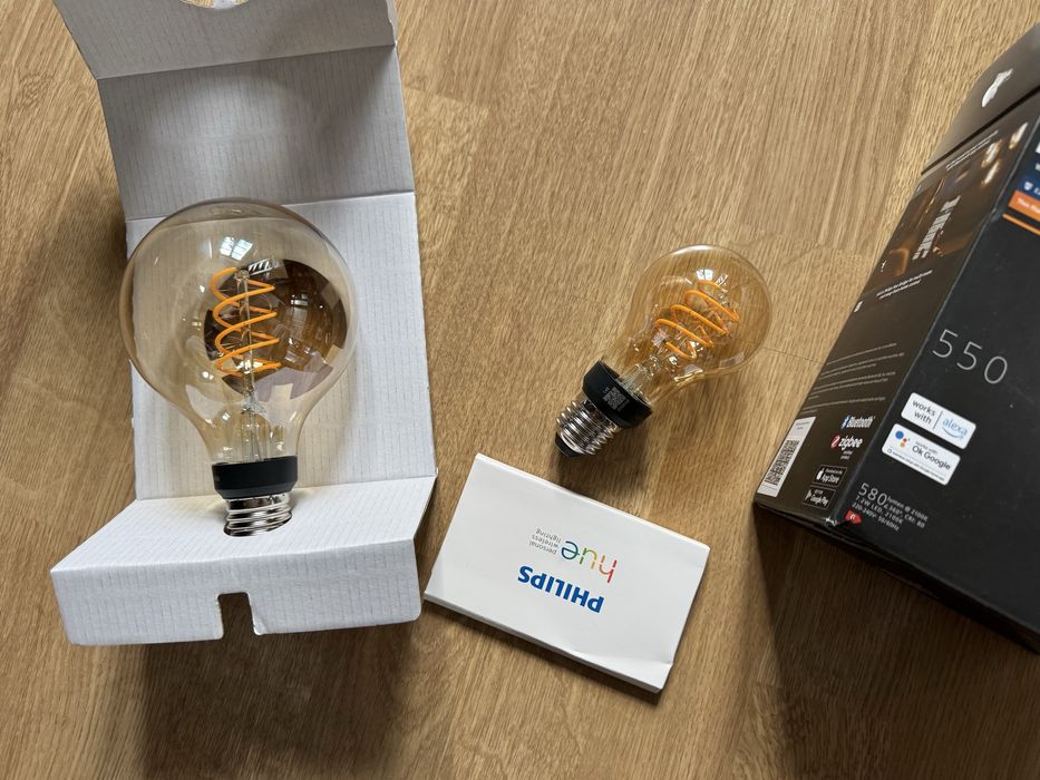 2x Philips Hue Filament e27 ZigBee
