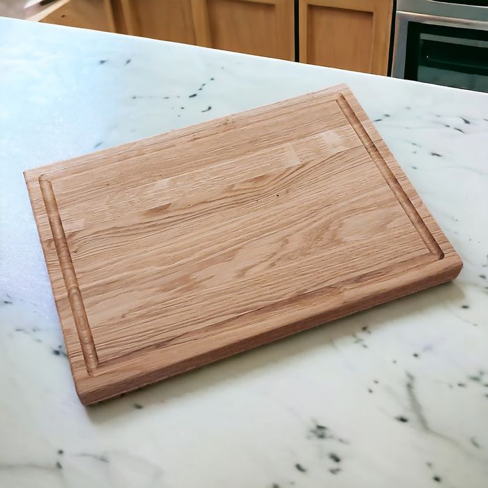 Набір з двох обробних кухонних (розділочних) дошок на підставці