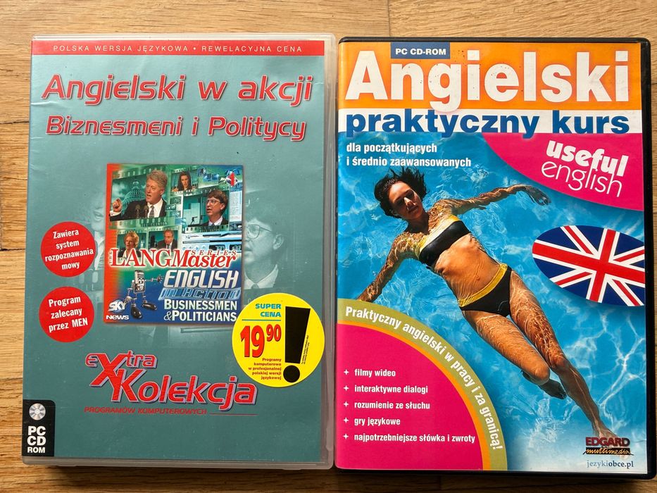 Angielski kurs na DVD 2 płyty