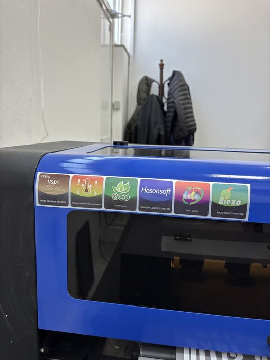 Maquina de dtf com forno hexatech/Runto de 40cm - cabeças epson i3200