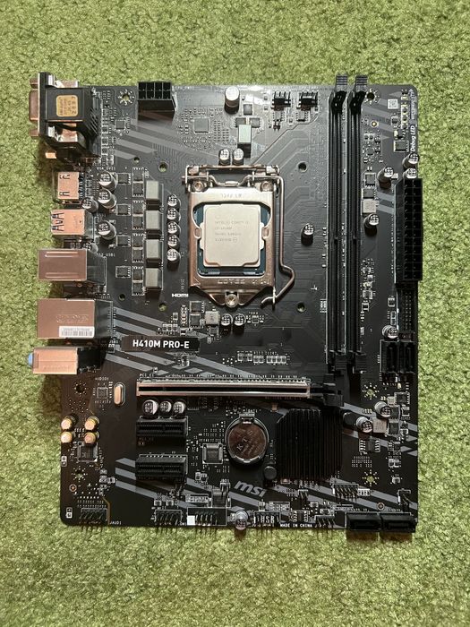 Intel Core i3-10100F + MSI H410M PRO-E