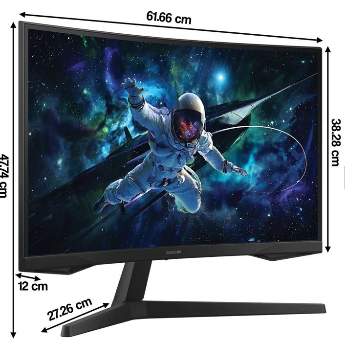 Monitor SAMSUNG Odyssey G5 LS27CG552EUXEN 27" 2560x1440px 165Hz 1 ms