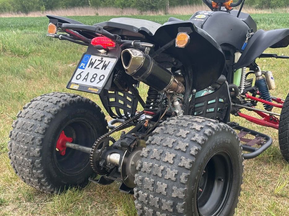 Quad Bashan 250 zarejestrowany mega stan sportowy mocny