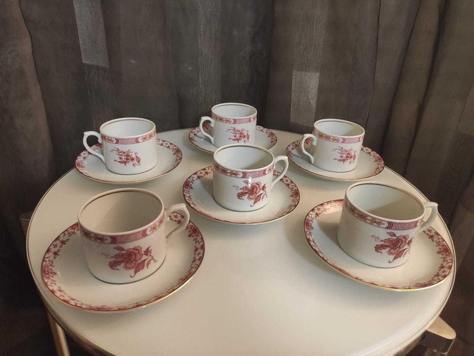 Conjunto de 6 chávenas com pires - Vista Alegre