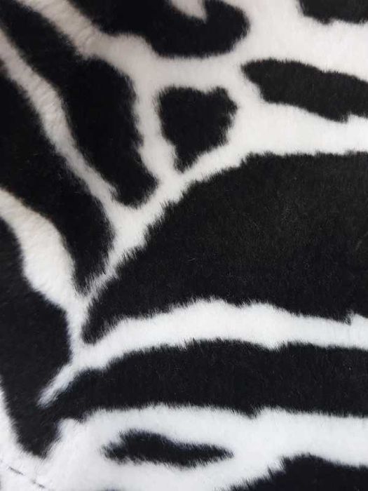 Spódnica zebra z materiału futerkowego 42 44