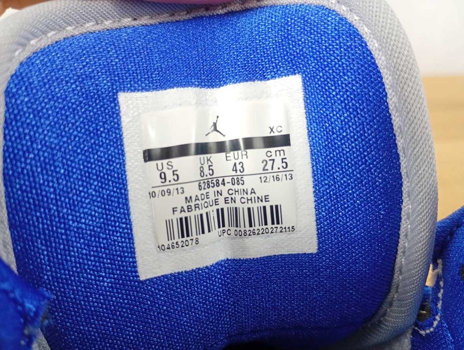 Nike Air Jordan 1 Flight Strap Blake Griffin, męskie buty, rozmiar 43