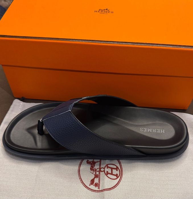 Мужские НОВЫЕ кожаные сандали HERMES 42р