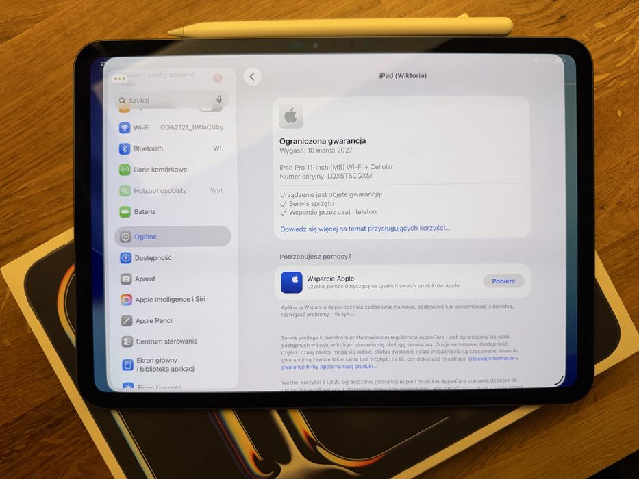 Ipad pro 11 M5 256gb Wifi + cellular + apple pencil pro