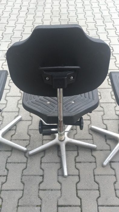 LÖW Fotel elektrostatyczny obrotowy techniczne krzesło ergonomiczne
