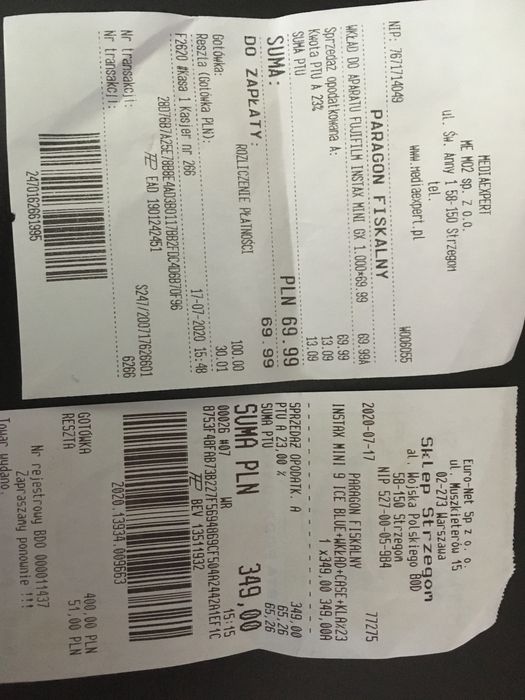 Aparat Instax mini 9