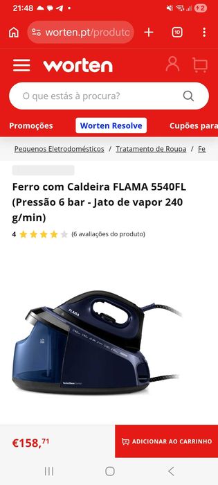 Ferro com Caldeira