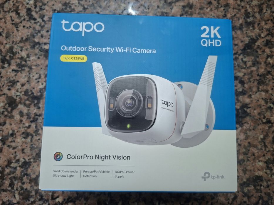 Câmera de vigilância Tapo C325WB (Nova)