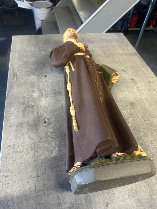 Antyk | Figura Święty Franciszek 61 cm | Włochy ponad 100 lat