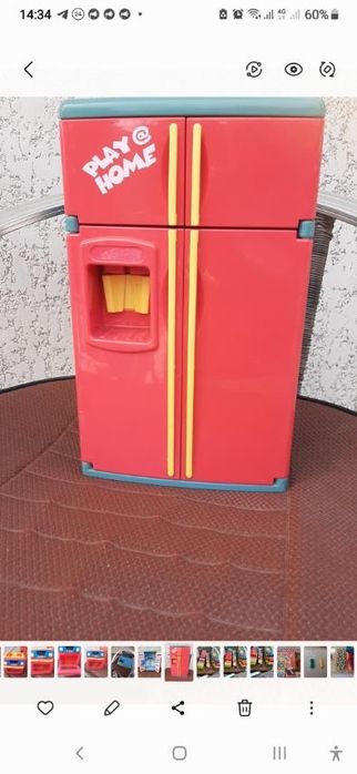 Газовая плита и холодильник