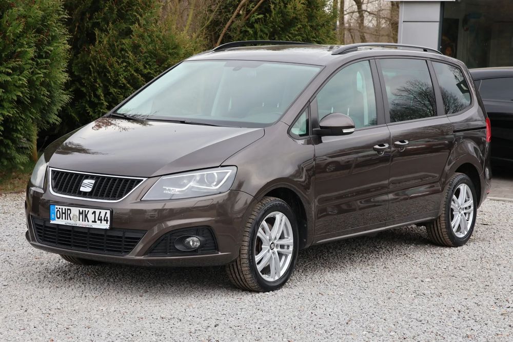 Seat Alhambra Panorama, Nawigacja, Serwis do końca, 7-osób, NOWE OPONY